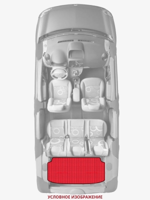 ЭВА коврики «Queen Lux» багажник для Mitsubishi Raider